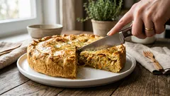 手早く作れるキャベツとチキンのパイ：こねずに作れるボリュームたっぷりの夕食