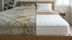 自宅でマットレスのシミと嫌な臭いを掃除する方法